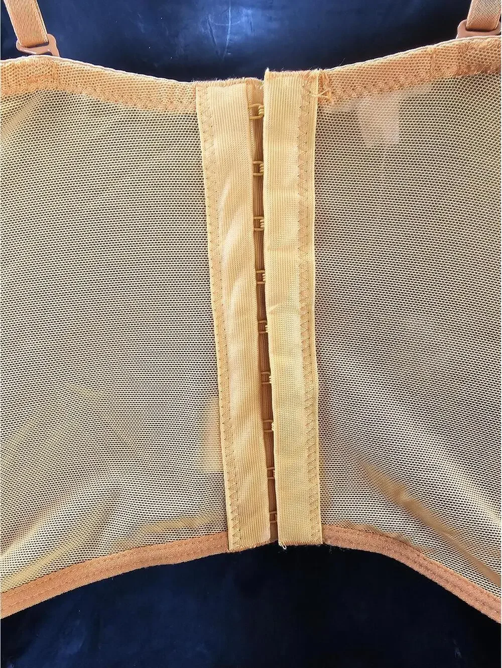 Garage Orange Mesh & Lace Bustier Corset Top - Picture 6 of 12